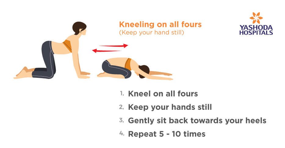 Frozen Shoulder Exercises Kneeling