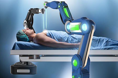 How does a robot-assisted surgical system function?