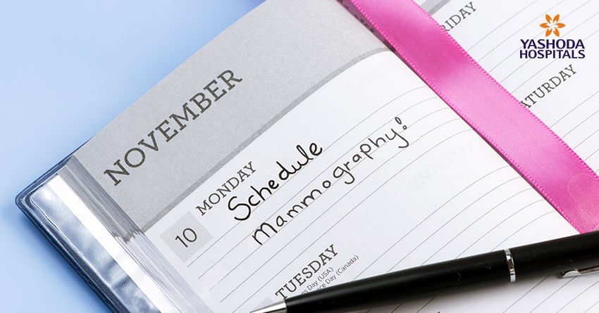 Schedule regular mammography if you are at high risk for breast cancer