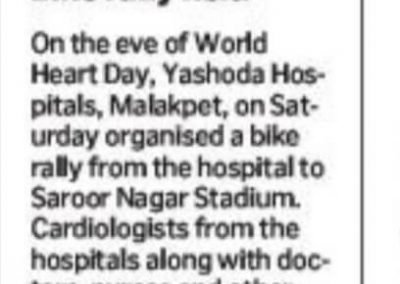 Bike rally world heart day1 2019