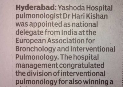 International Recognition in Pulmonology & Bronchoscopy 19