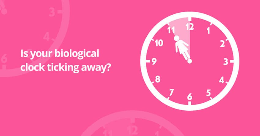 When your biological clock is ticking away?
