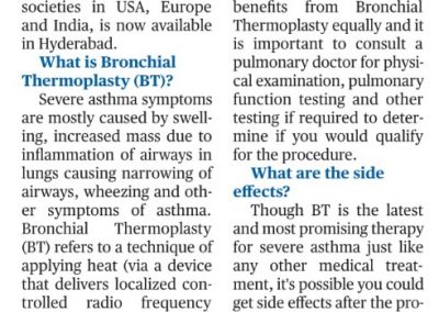 bronchial thermoplasty press