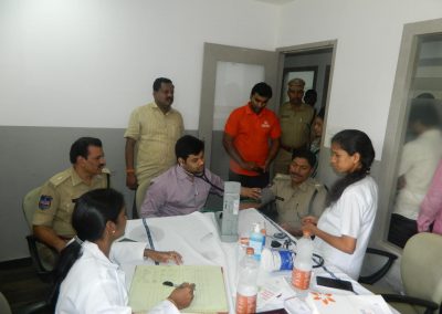 Yashoda Hospitals conducted preventive health checkup for police and their families