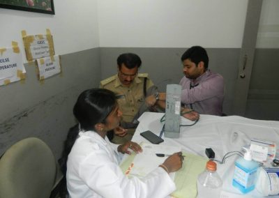 Yashoda Hospitals conducted preventive health checkup for police and their families