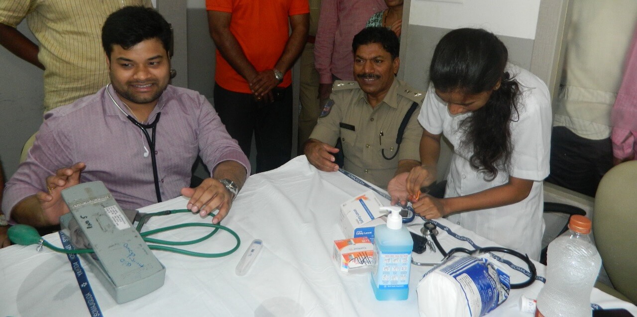 Yashoda Hospitals conducted preventive health checkup for police and their families