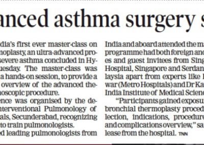 training in bronchial thermoplasty12